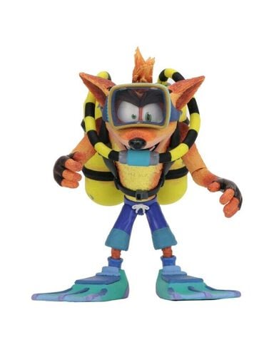 Figurine - Crash Bandicoot - Crash Avec Equipement De Plongée 17 Cm